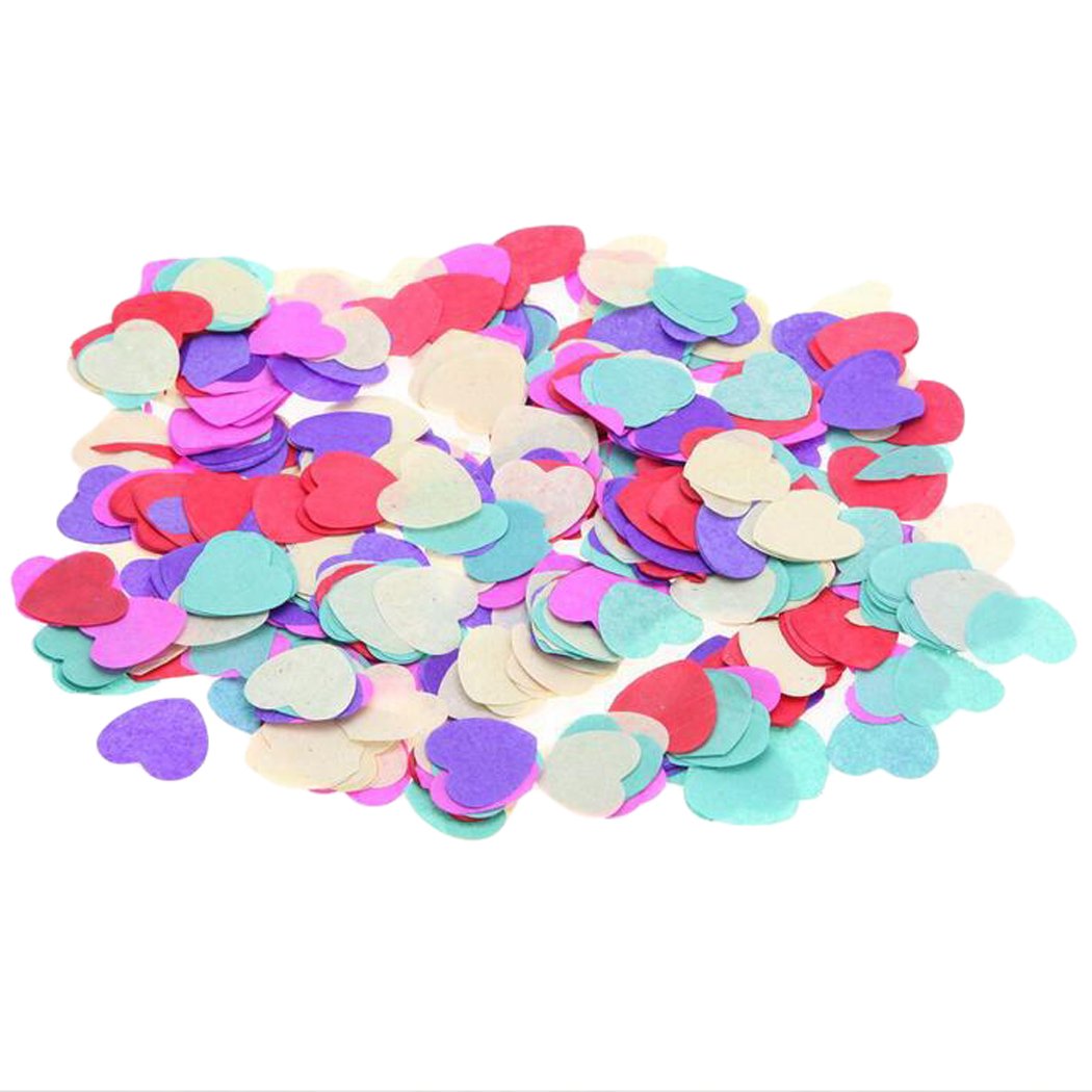 Funpa Party Confetti Round Heart Paper Confetti Table Confetti Balloon