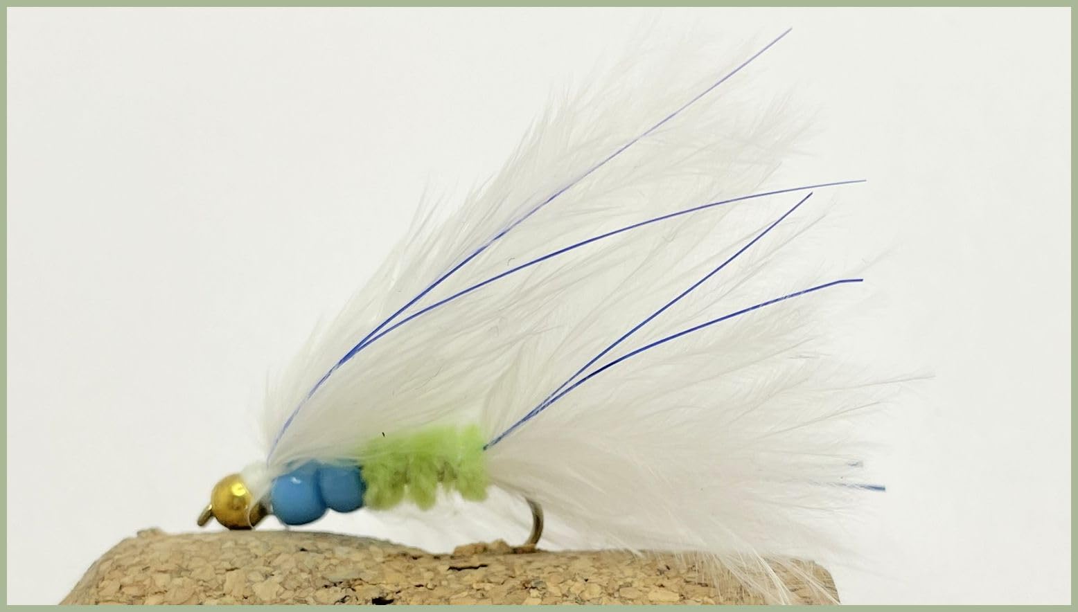 Barbless Beaded Blue Flash Cats Whiskers.Trout Fishing Flies Size 10 Fly fishing (12)
