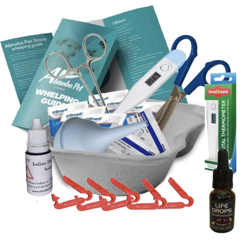 Alpha Dog Whelping Kit Puppy Herbal Life Drops, Welping Pet birthing kit supplies 1327