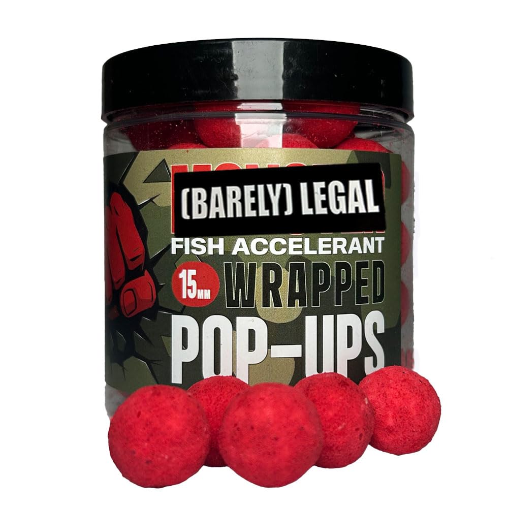 Fjuka Carp Pop Ups 15mm | Mega-boosted Fish Accelerant™ Hookbaits | High Attraction Carp Pop-Ups