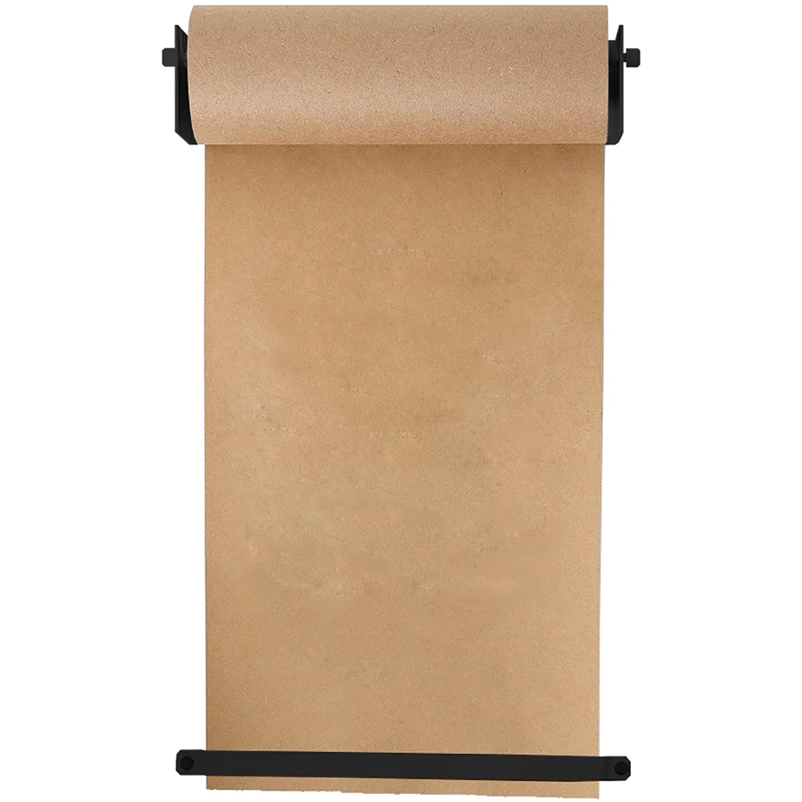 Kraft Paper Roll Holder Dispenser, 12in 18in 24in 35in Wall Mount Kraft Cutter, Butcher Paper Roll Holder/Dispenser with Cutter, Roller Kraft Paper Roll Display(Width 60cm/23.6in)