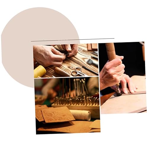 Miniatura 7 de EXCEART 30 Uds Correa de cuero Cortador de cuero Herramientas de artesanía de cuero Herramientas de cuero Kit de cuero Cinturón de herramientas de