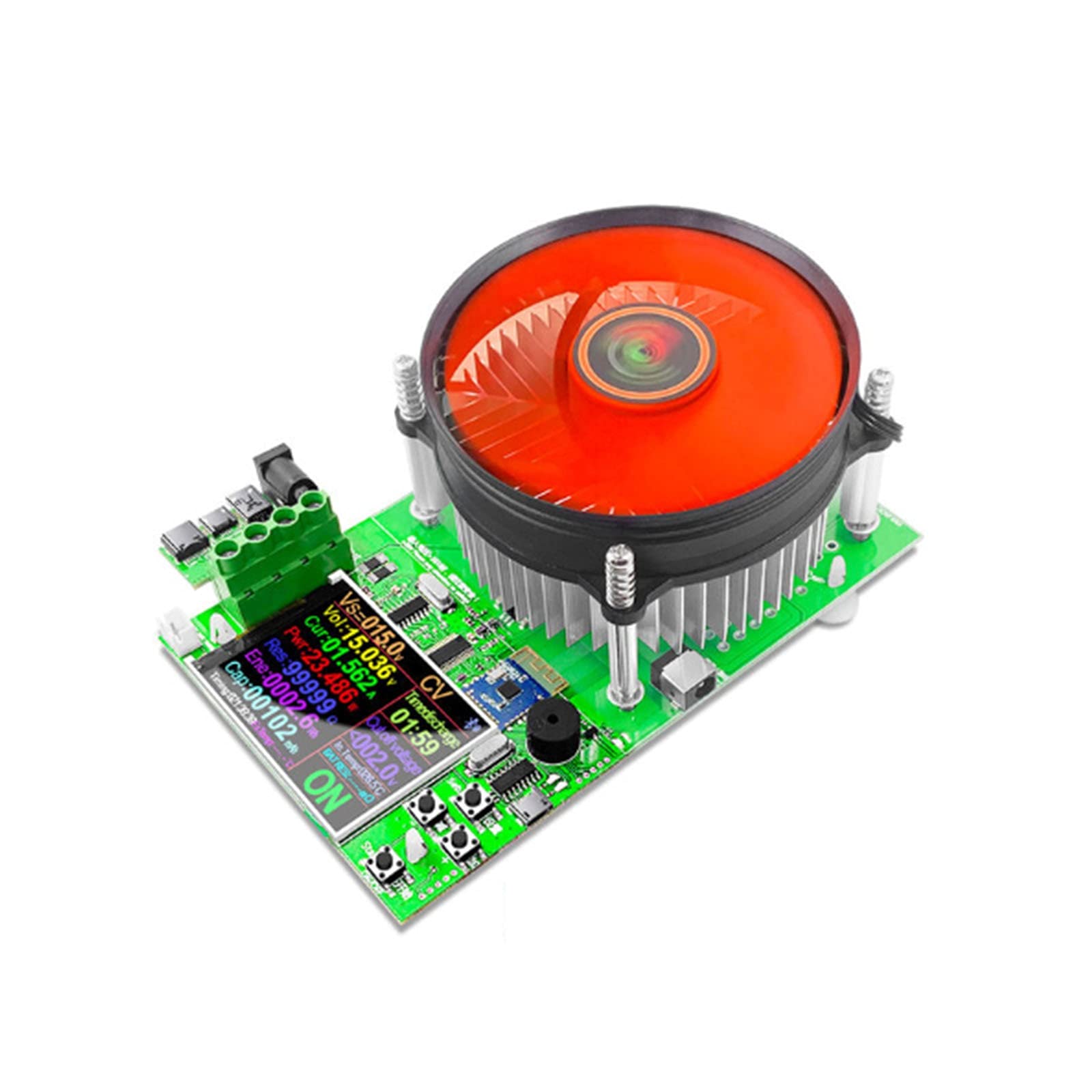 150W 2.4 "DC USB Tester App Electronic Load Battery Battery Battery Battery Capacità di scarico Carica di scarico Carica potenza Controllo alimentazione