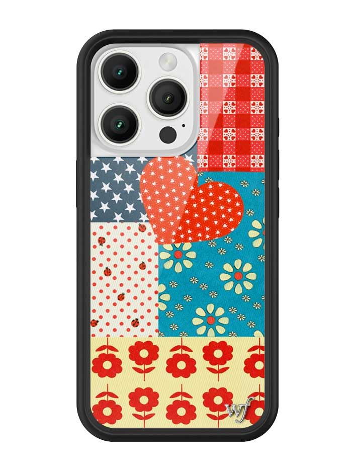 Image of Wildflower Cases - iPhone 16 Pro Compatible - Flower Patch | Impact-Certified 6.5 ft Drop Protection Case, Raised Protective Bumper, Cute Aesthetic Design, Women-Owned Small Business