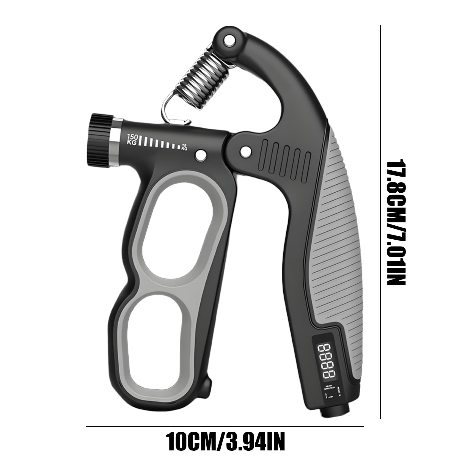 Hand Grip Trainer – Resistenza regolabile 10 – 150 kg | Resistenza regolabile 10 – 150 kg esercizi per dita per tunnel carpale arrampicata golf allenamento