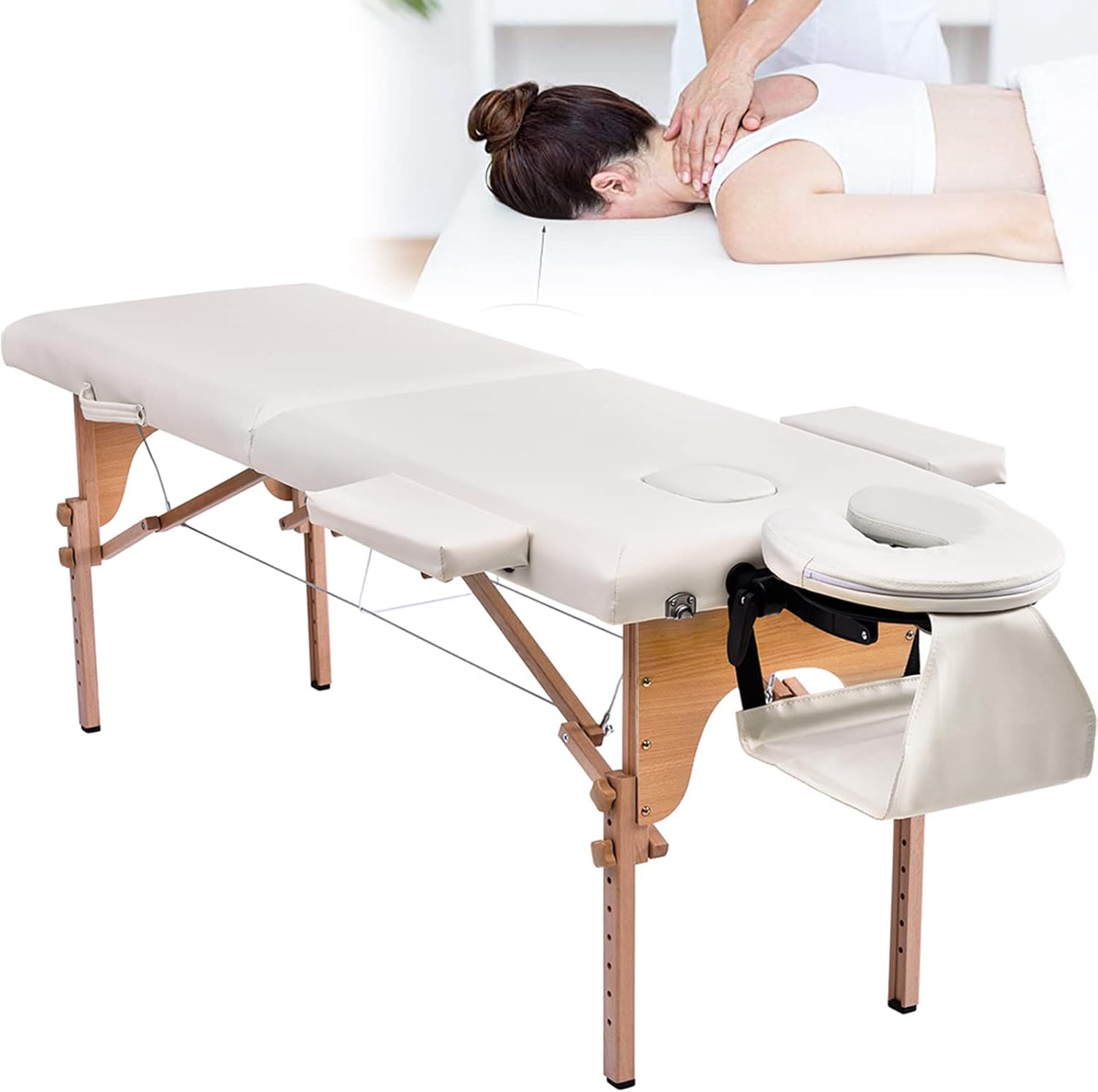 折りたたみ施術ベッド PVC素材 50秒組立 折りたたみ施術ベッド PVC素材