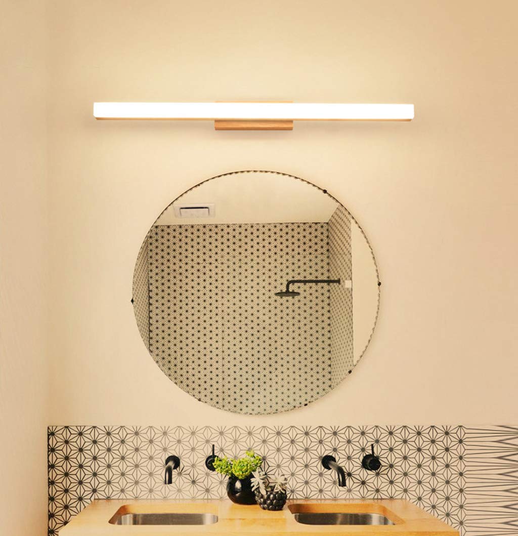 Lampada da Specchio per Il Bagno Luce Frontale a Specchio a LED, Luce Moderna per Il Trucco, Impermeabile e antiappannamento, Luce per Il Bagno, Luce per armadietto,Luce Bianca 80cm/14w