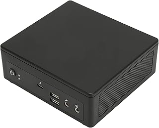 Mini PC, 8 GB DDR4 RAM 512 GB NVME SSD, para Processador Core I7 1165G7, Mini Computador Desktop, 100 V a 240 V, para Streaming de Vídeo Em Home Office (Plugue dos EUA)