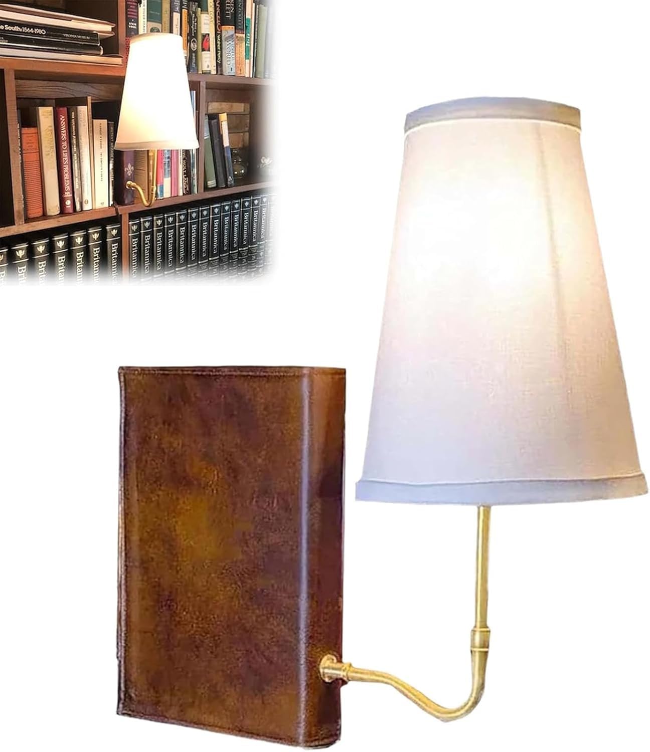 Lampada del Libro, Libro di Design del Libro Vintage Lampada Vintage, la Classica Lampada letteraria, Elegante Luce di Lettura, Lampada da Tavolo da Design in Stile Libro Vintage per libreri