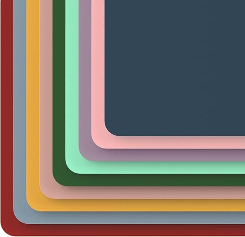 Miniatura 7 de Protector de cuero para escritorio, alfombrilla grande de piel sintética de doble cara, antideslizante e impermeable, 27.5 x 13.8 pulgadas,