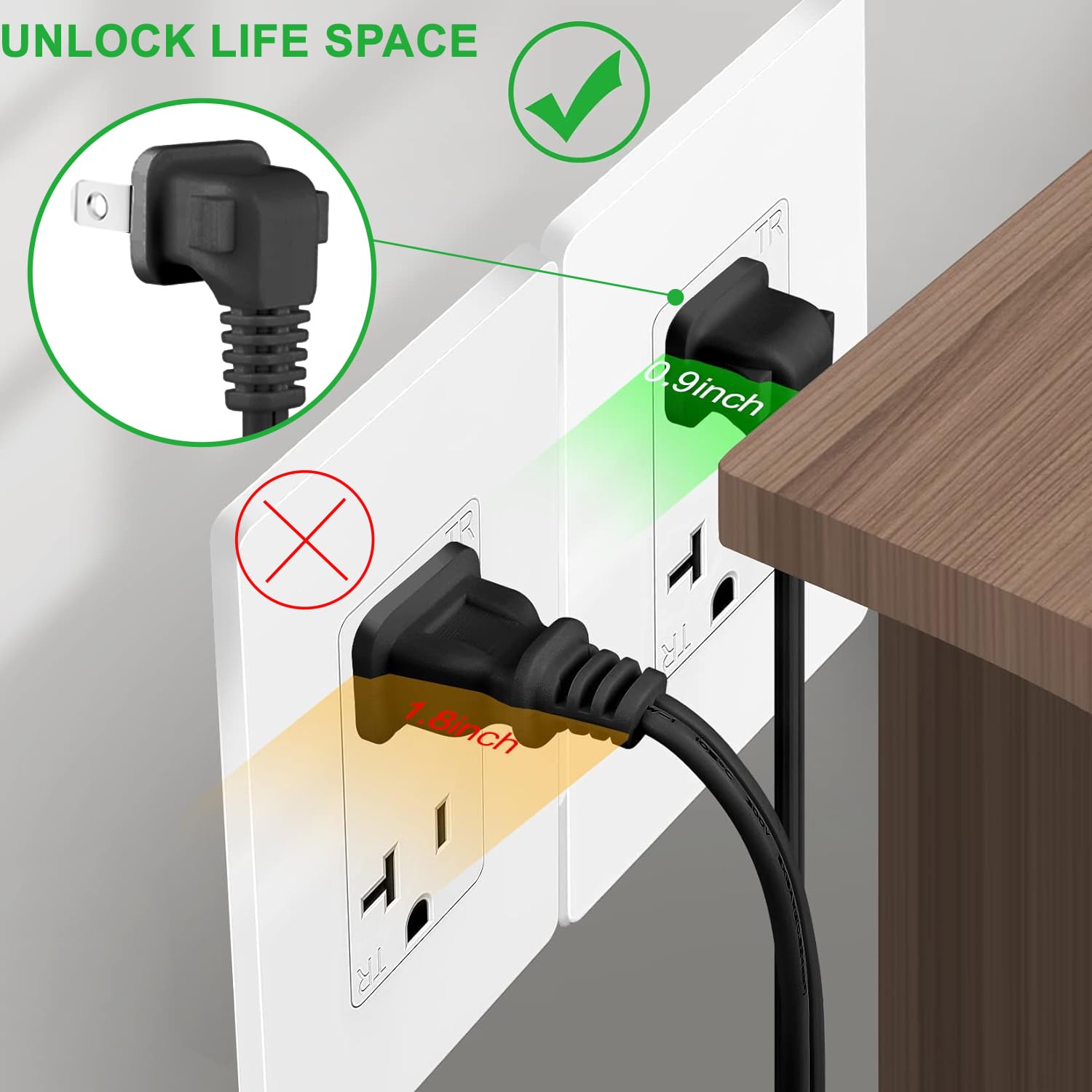 30ft Weather Resistant Power Adapter for Blink Mini 2,Blink Outdoor 4 (4th Gen)(3rd Gen)/Mini,No Need Charger Head,IP67 Waterproof Flat Power Cable with Extra Type C to Micro USB Adapter Black 1Pack