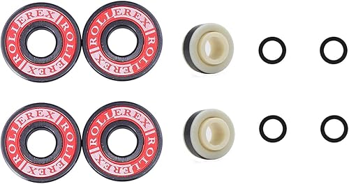 Miniatura 4 de Rollerex Paquete de 2 ruedas con luz LED Glowrider 92A con rodamientos, brillan en la oscuridad (para cualquier producto que utilice ruedas de