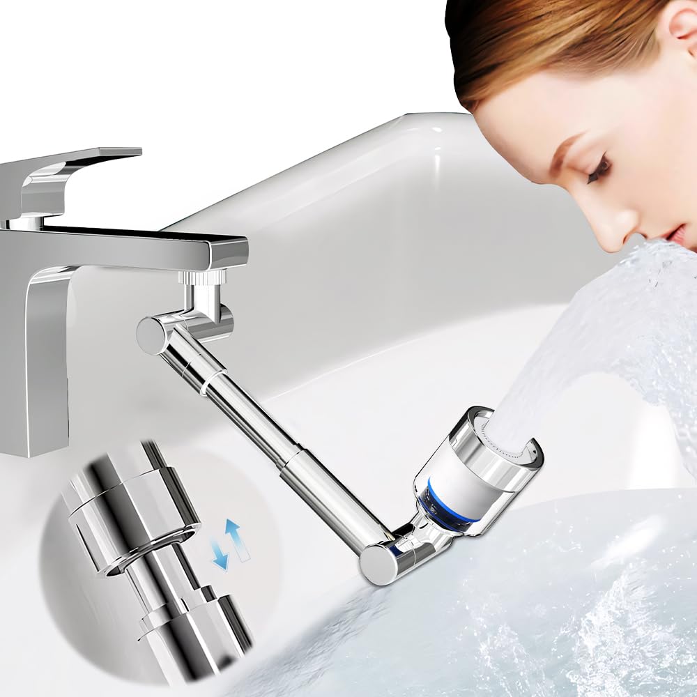 Amazon | LONGAIXIN 蛇口 延長 首振り 節水 蛇口 シャワー 泡沫器 1440