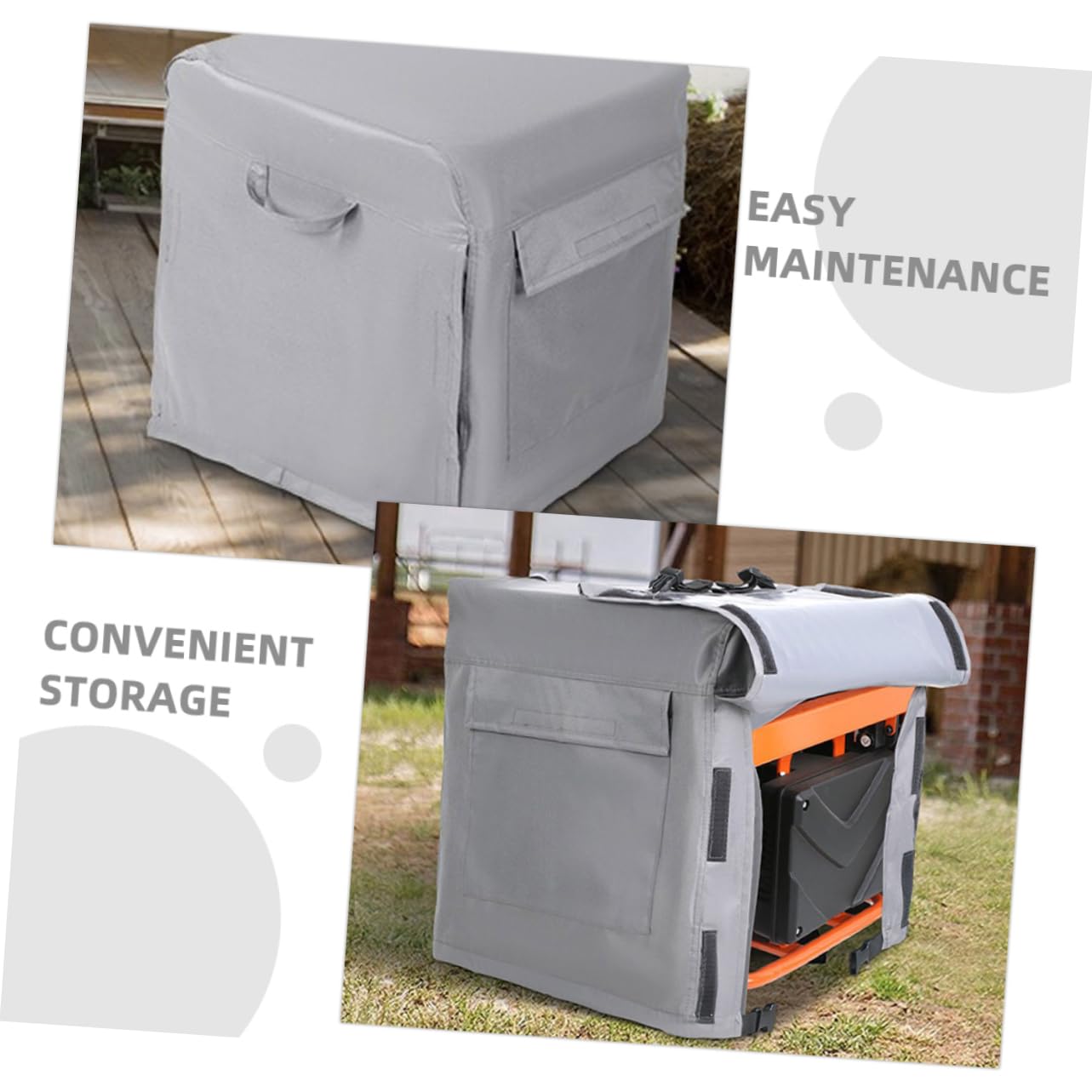 Para Generador Oxford Resistente Intemperie Portátil Para Protección Al Aire Viento Para Lluvia