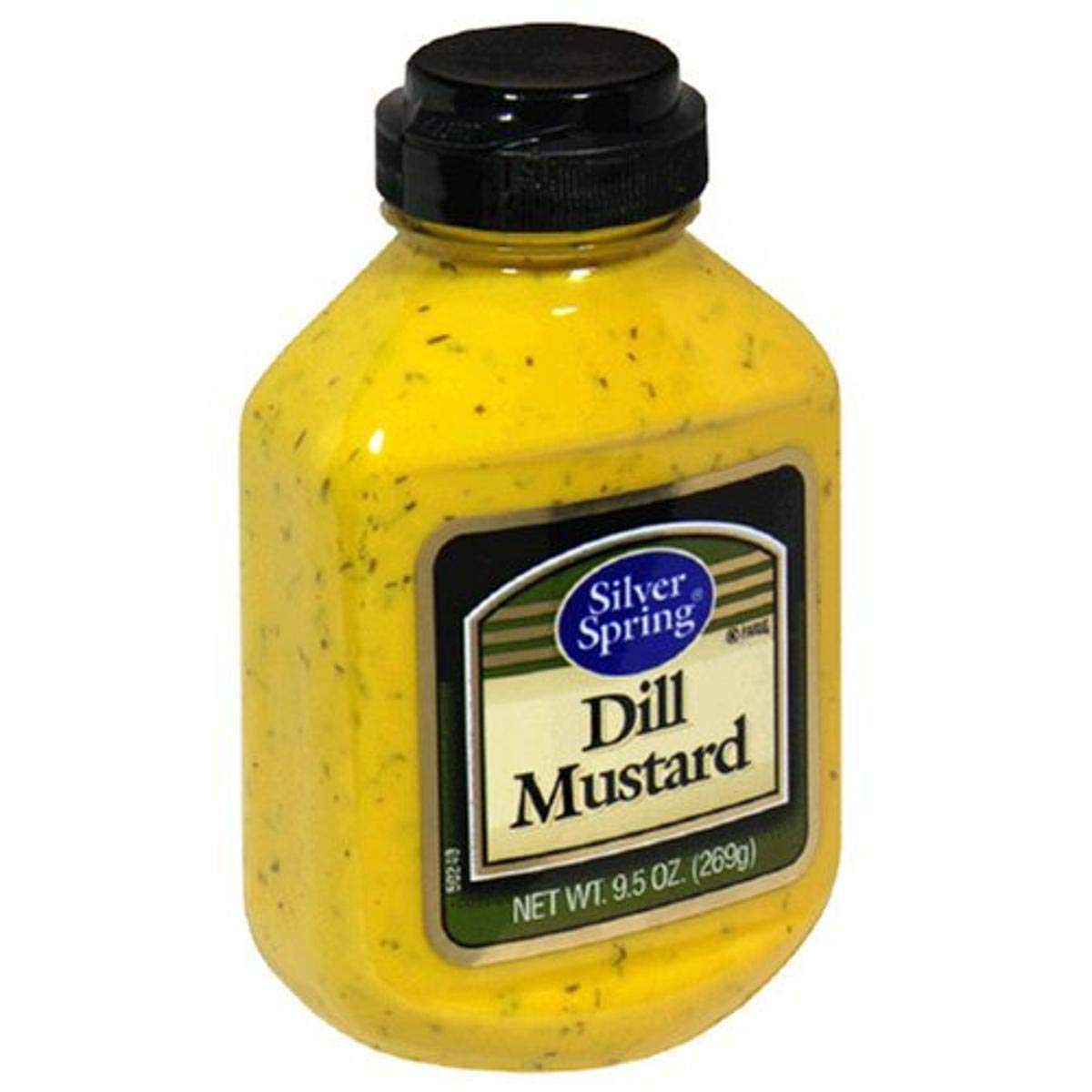 Silver Springs Mustard, Dill, 9.5-Ounce Squeeze Bottles (Pack of 9)