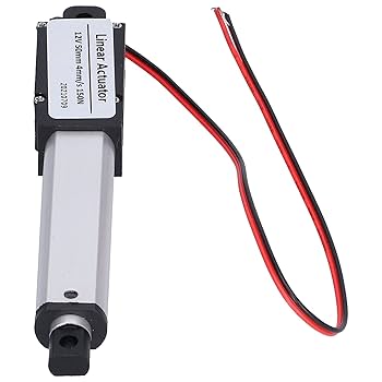 Actionneur Linéaire Électrique Fockety 12V - Course 10,2cm | Faible Bruit, Protection Court-Circuit