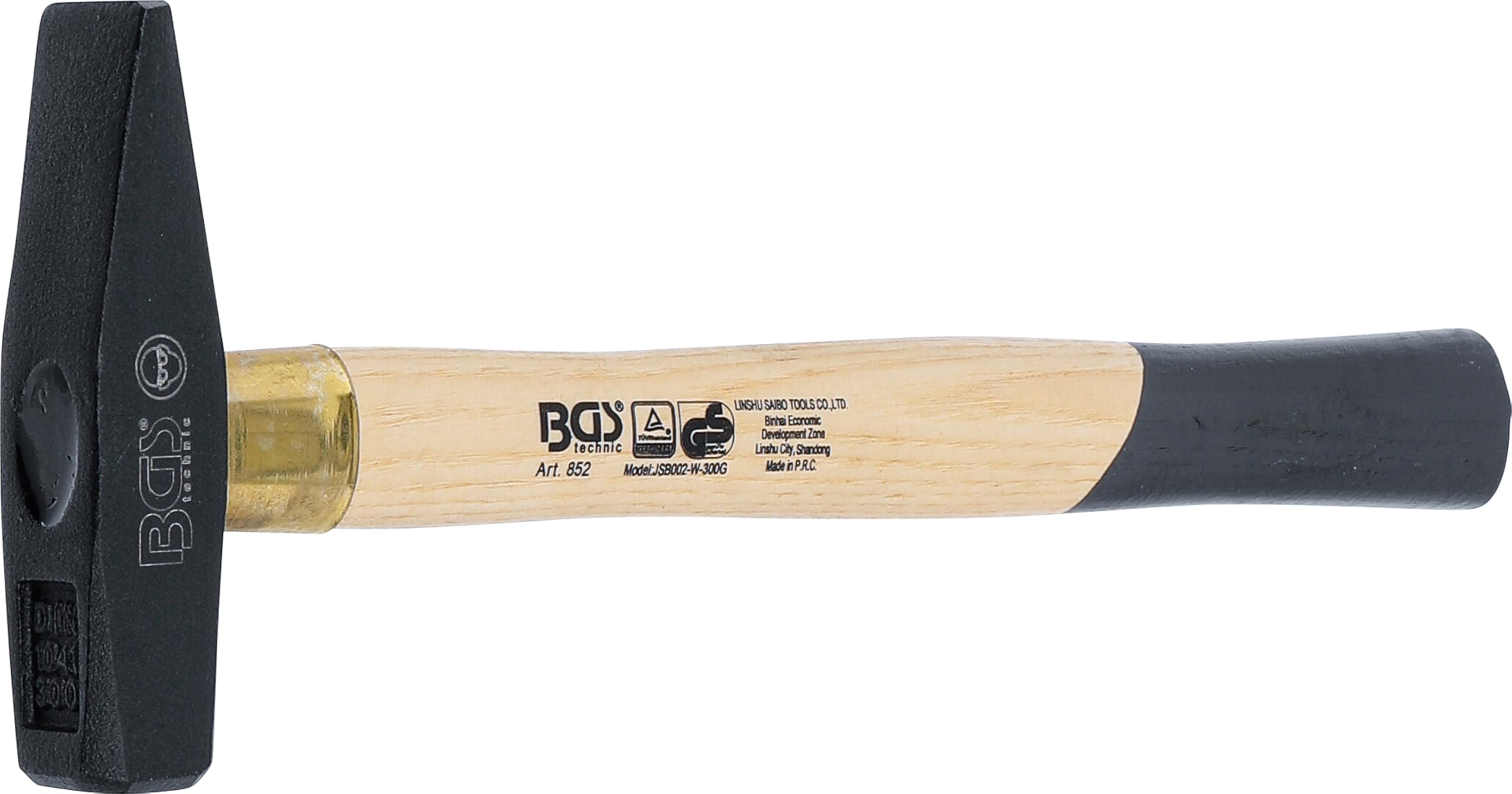 BGS 852 Martello per meccanica manico in legno DIN 1041 300 g