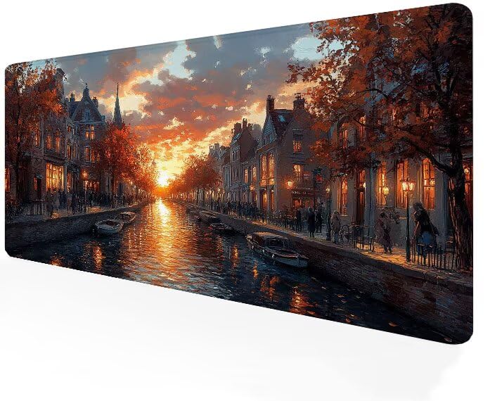 Tapis de souris XXL paysage une idée cadeau originale pour gamer