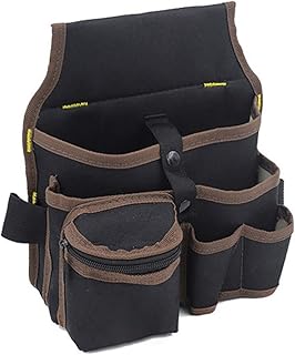 Marsupio da elettricista con 7 tasche per attrezzi da giardino, elettricista, falegname, idraulico, tecnico e pittore