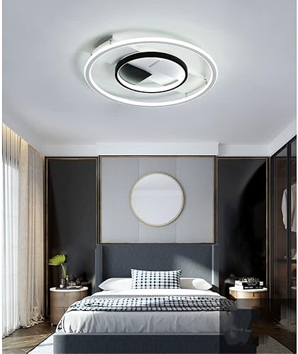 Miniatura 2 de MCWYH Lámpara de techo LED de 45 W, con control remoto, brillo regulable, 3000-6000 K, lámpara de techo moderna de montaje empotrado para sala de