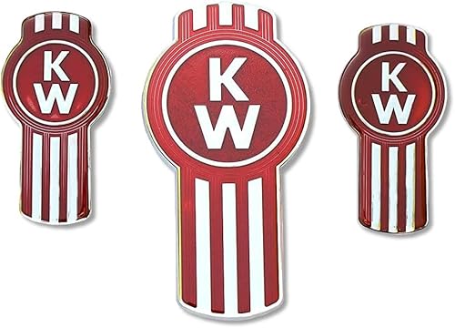 Kozak Insignia con logotipo de parrilla de capó y juego de dos piezas de logotipo para rejillas de ventilación laterales del capó compatible con los