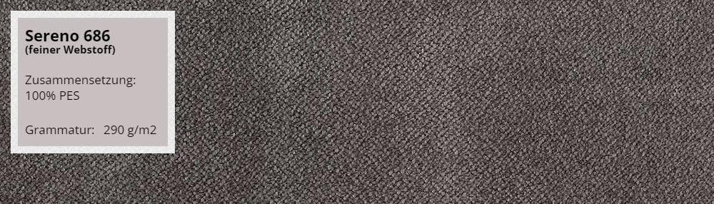 Mirjan24 Ecksofa mit Bettkasten Drinoz L, Eckcouch mit Schlaffunktion, Couch, Wohnlandschaft mit Bettfunktion, L-Form Sofa, Ottomane universell (Sereno 686)