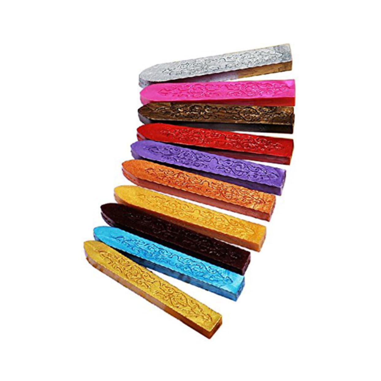 STOBOK 3stücke Farben Antike Geschnitzte Wachssticks Für Retro Vintage Siegelstempel Teiliges Stabil Docht Zum Versiegeln Von Briefen Und Flaschen