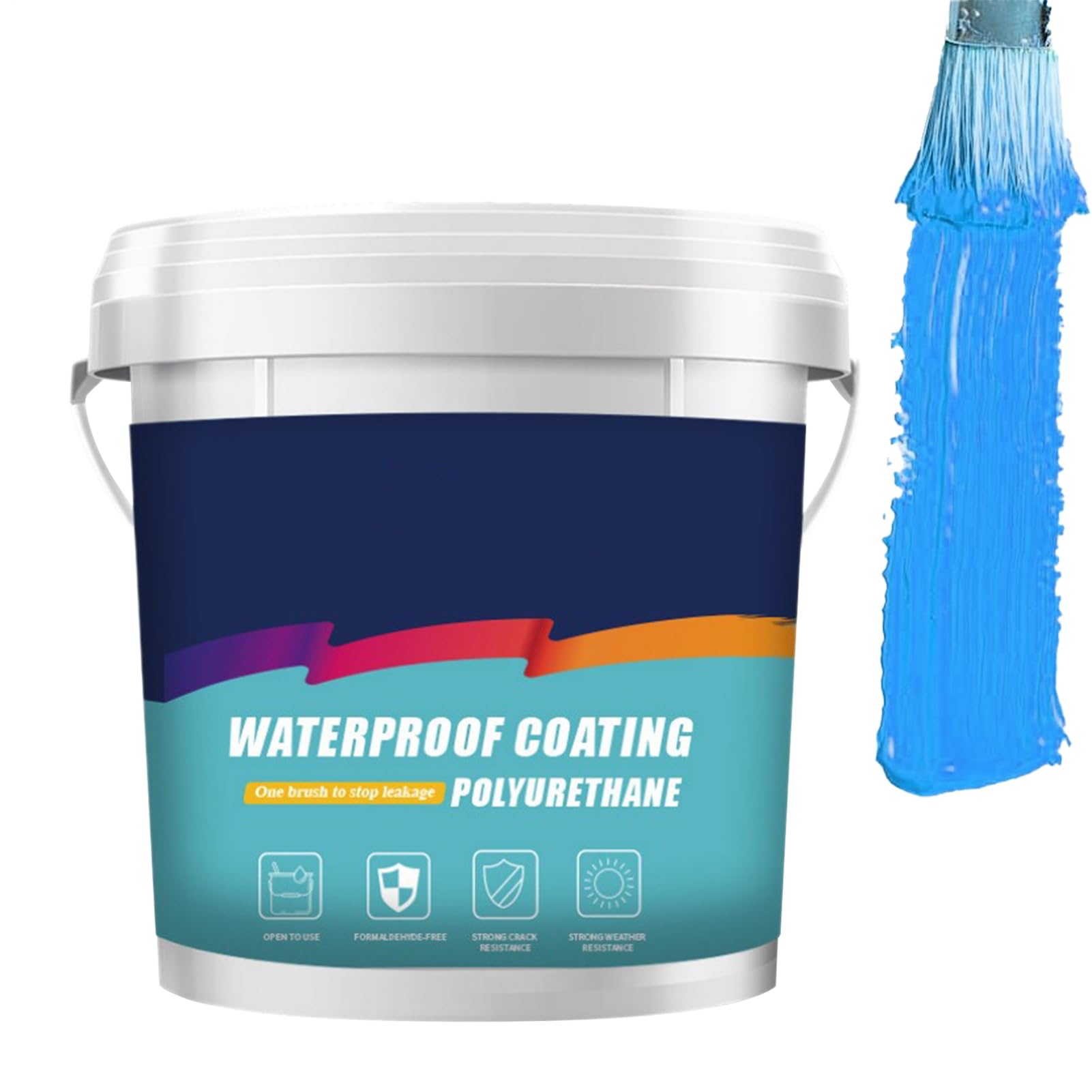 Klarer Fliesenkleber – Unsichtbarer 35-Unzen-Bodenkleber, wasserfester