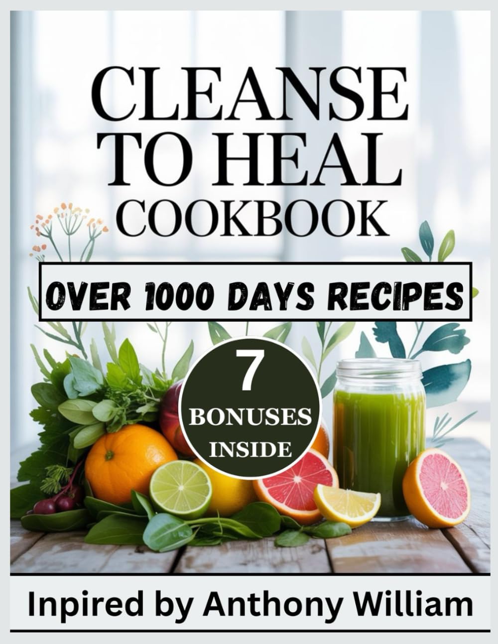 Cleanse to Heal Cookbook: Discover Over 1000 Nourishing Recipes Inspired by Anthony William That Support Deep Detoxification and Restore Vibrant Health