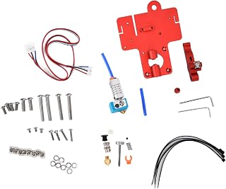 Placa de extrusora, alta precisão, tamanho padrão, kit de suporte para extrusoras de engrenagem dupla de curto alcance para impressora 3D Ender 5