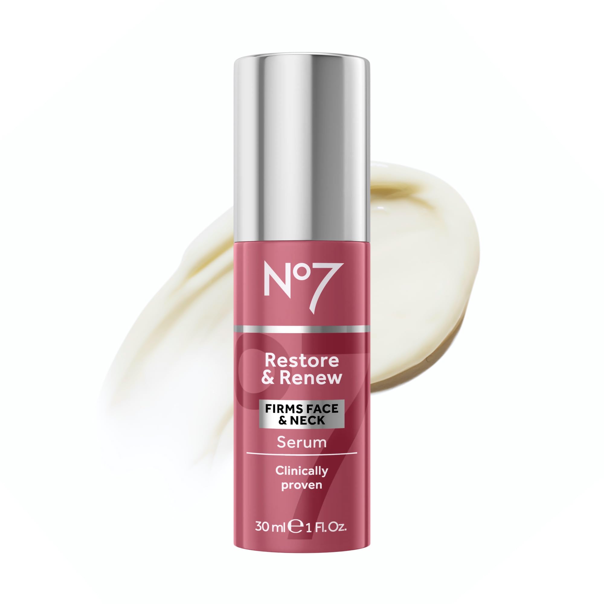 No7 Restore & Renew Sculpting Face & Neck Serum, 1 fl oz
