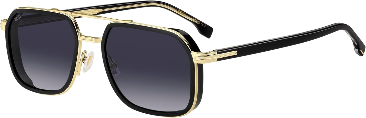Boss 1724/S BLACK GOLD/GREY SHADED 55/19/150 men Sunglasses