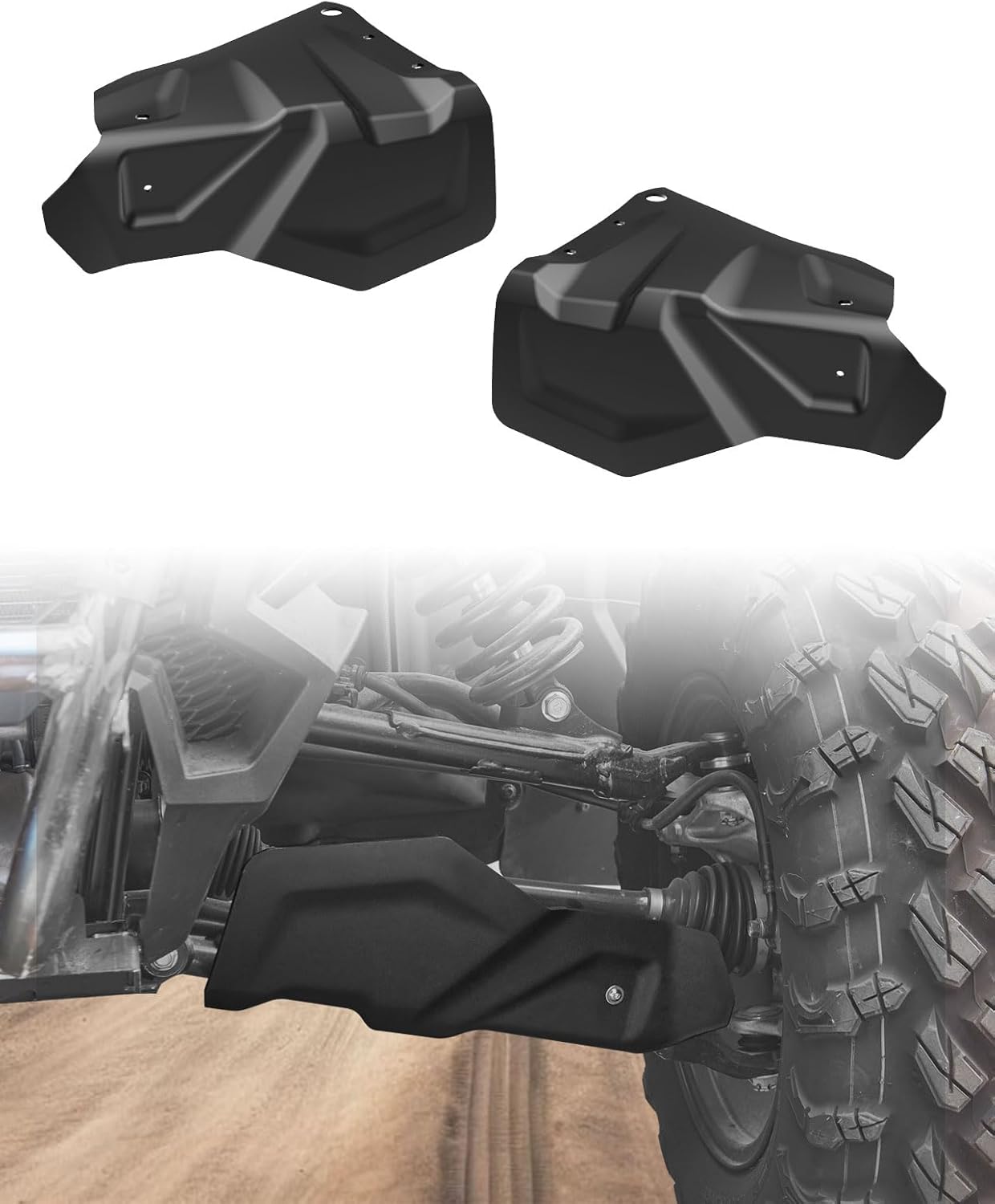 A-Arm Guards for Honda Talon 1000X 2019-2024/ Talon 1000 X-4 2020-2024 Accessories, Sturdy Skid Plate Protectors, Replace OEM #0SK10-HL6-A00, 2PCS