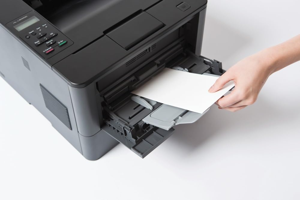 Brother HL-L5000D - Impresora láser Profesional Monocromo (Bandeja 250 Hojas, 40 ppm, USB 2.0, Memoria de 128 MB, Doble Cara automática) Color Gris carbón