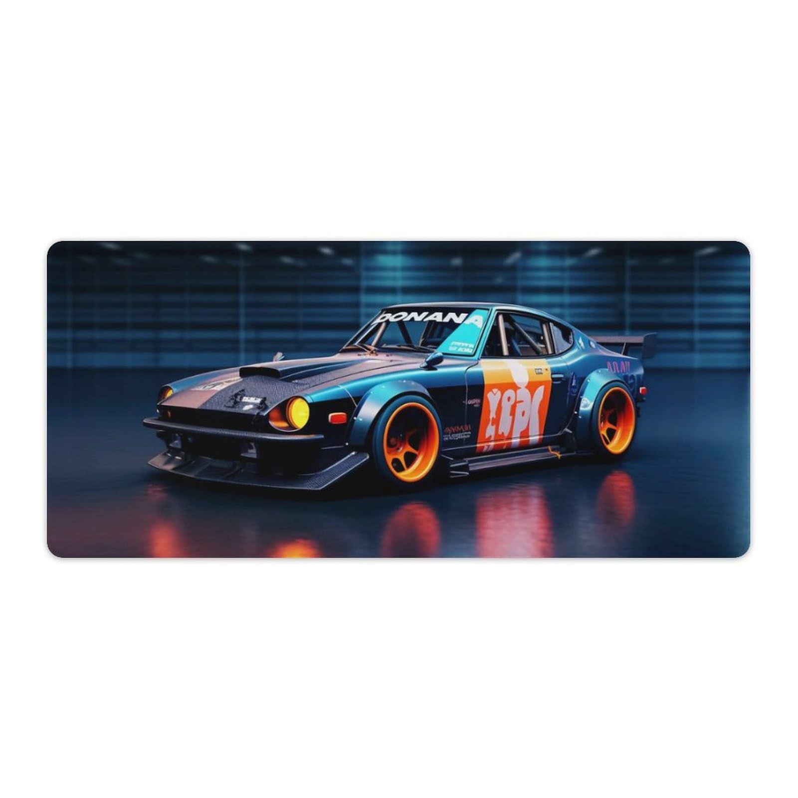 CLiqr Large Mouse Pad JDM Car Racing 240z Classic Retro Modified Desk Mat Computer Accessories Gaming Office Organizers Supplies Decor Essentials
