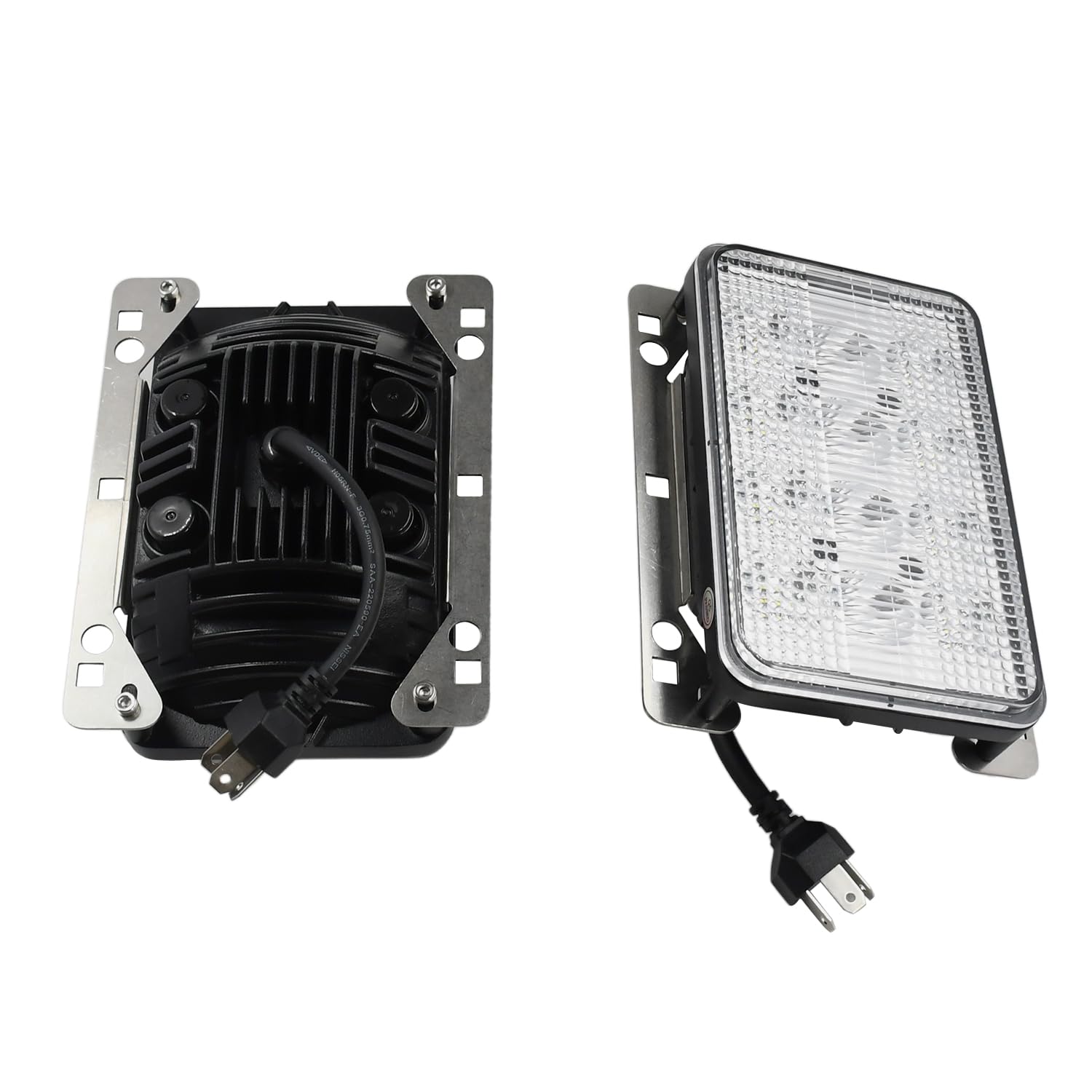 AL152328 RE269110 AL152329 - 2 faros delanteros compatibles con tractores John Deere 5D-5M 5010-5025 6D-6J 6015-6030 y 7020-7030 Series 5076EF 5076EL 5090EH 5090EH 50900 EL 50955 MH 5105 ml