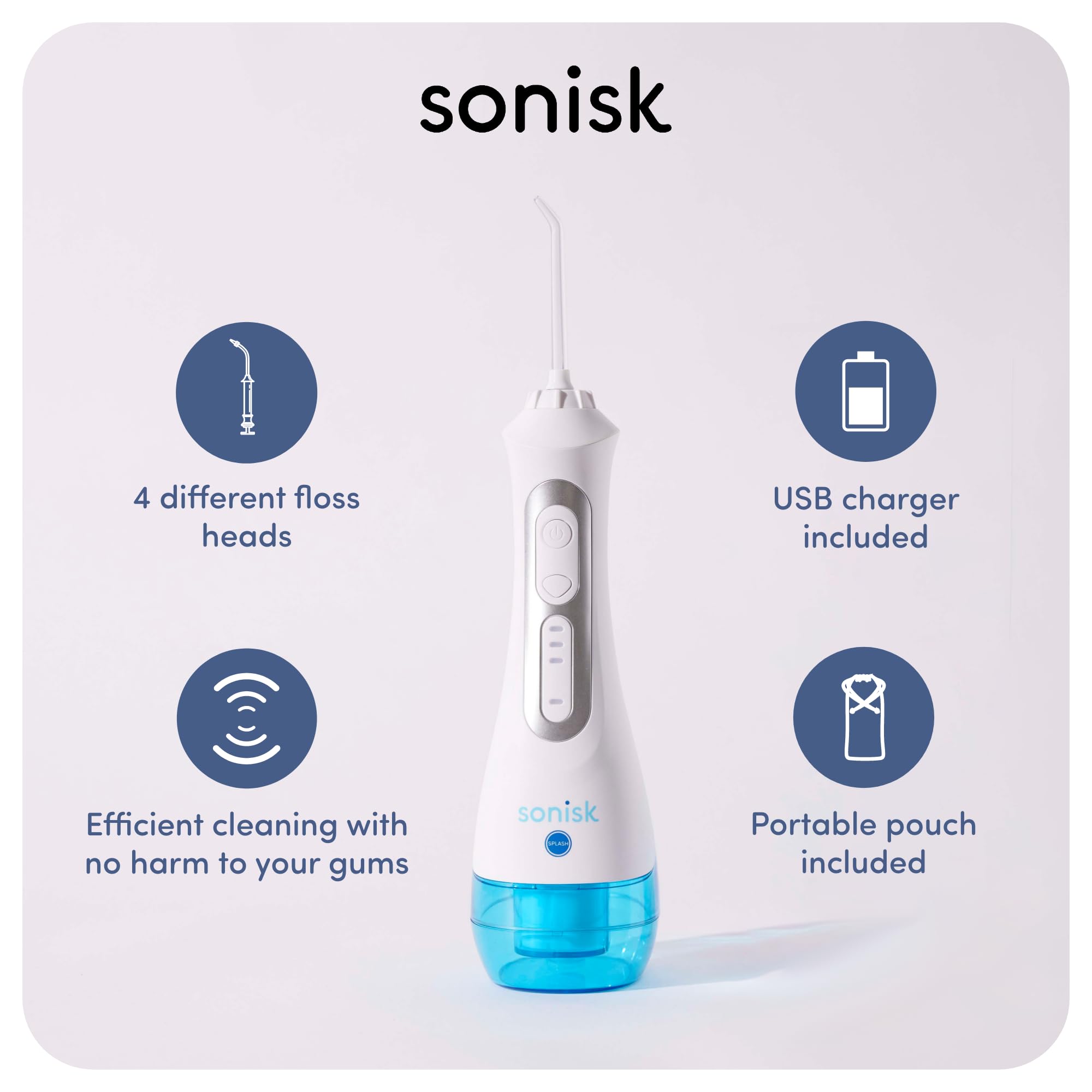 Sonisk Water Flosser, Blue - Image 3