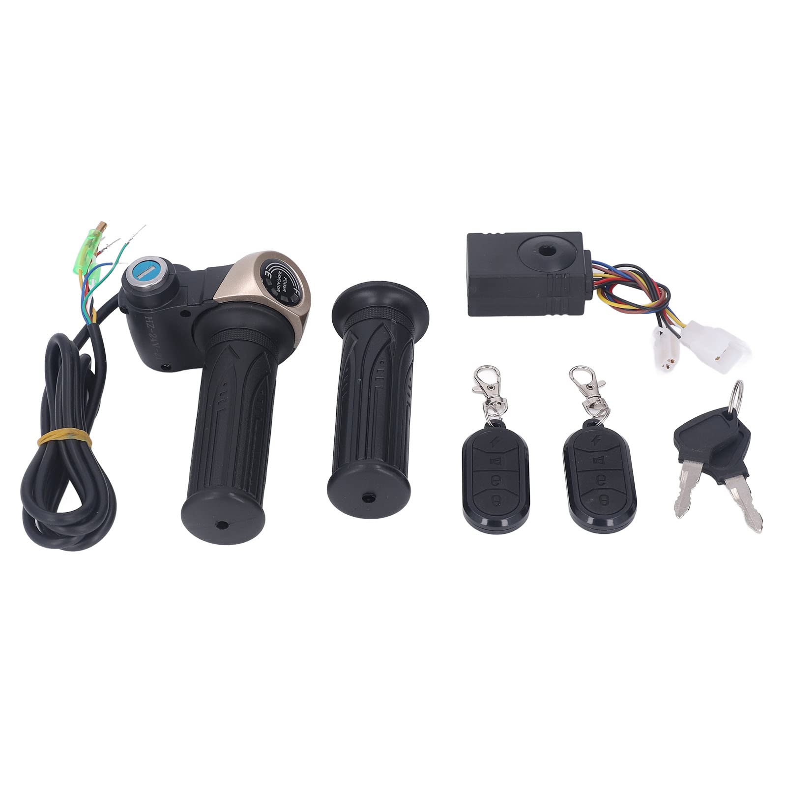 Poignée D'accélérateur LCD avec Contrôle Haute sensibilité pour Scooter électrique, Vélo Tout-Terrain, VTT, Vélo motorisé, écran LCD pour la sécurité de Conduite, Matériau ABS