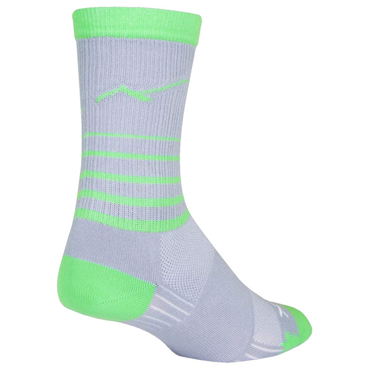 SGX 6in Peaks Performance Cycling/Running Socks (Peaks - L/XL)