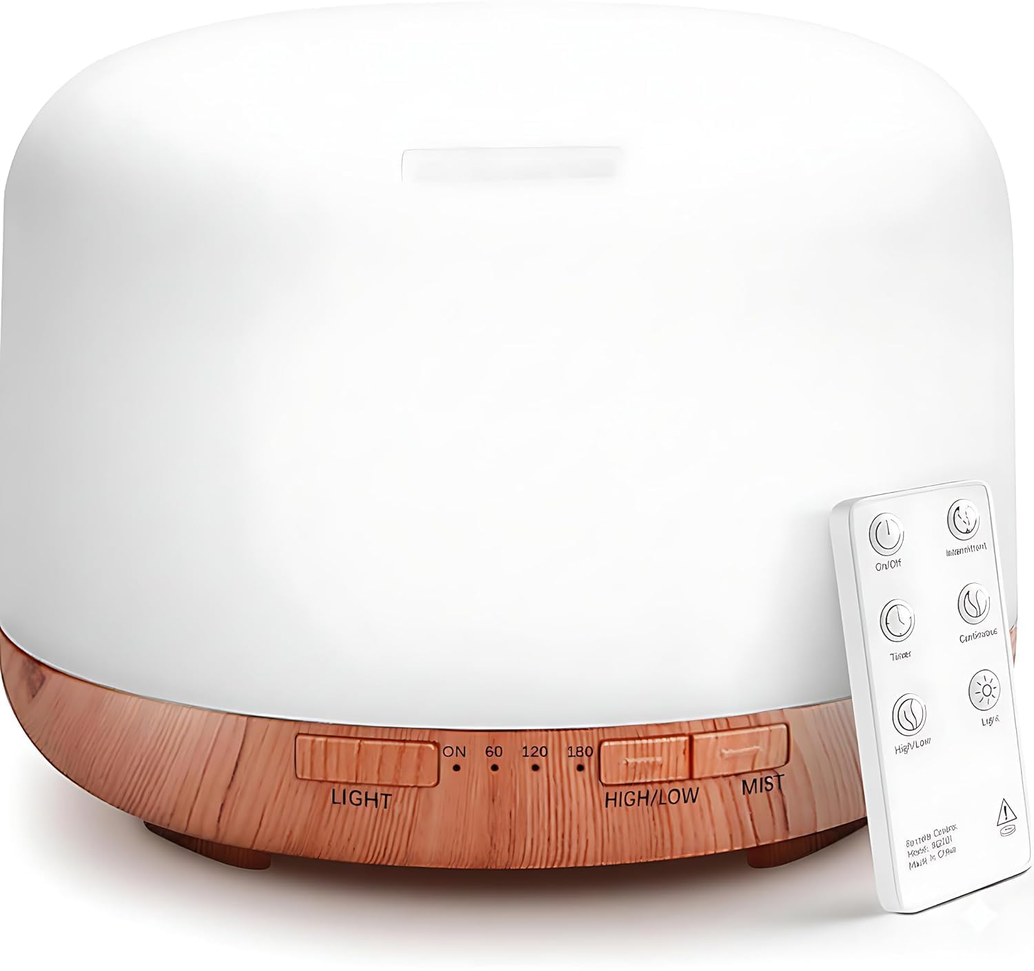 500ml Essential Oil Diffuser & Humidifier – Ultrasonic Cool Mist with Quiet Operation, LED Lights – Aromatherapy Air Freshener for Home, Office, Car(Colours May Vary) (5 in 1 Scented Oil Diffusers)