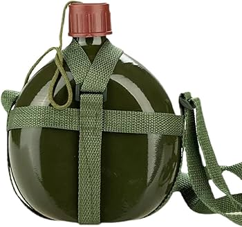 Amazon｜Demanca ミリタリー ミリタリー水筒アルミ製水筒レトロ 大容量