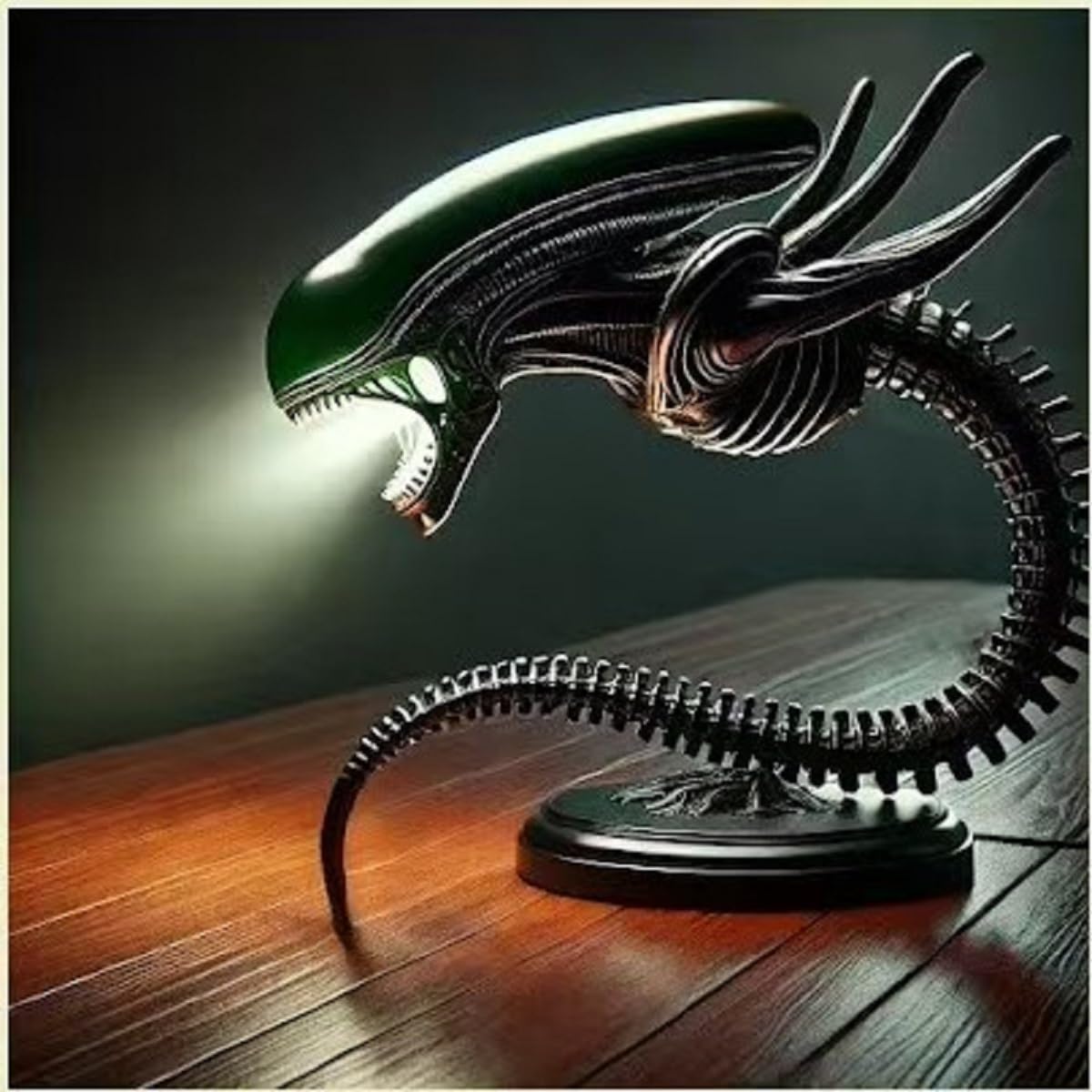 Xenomorph Alien Table Lamp LED Night Light Black Desk Lamp U
