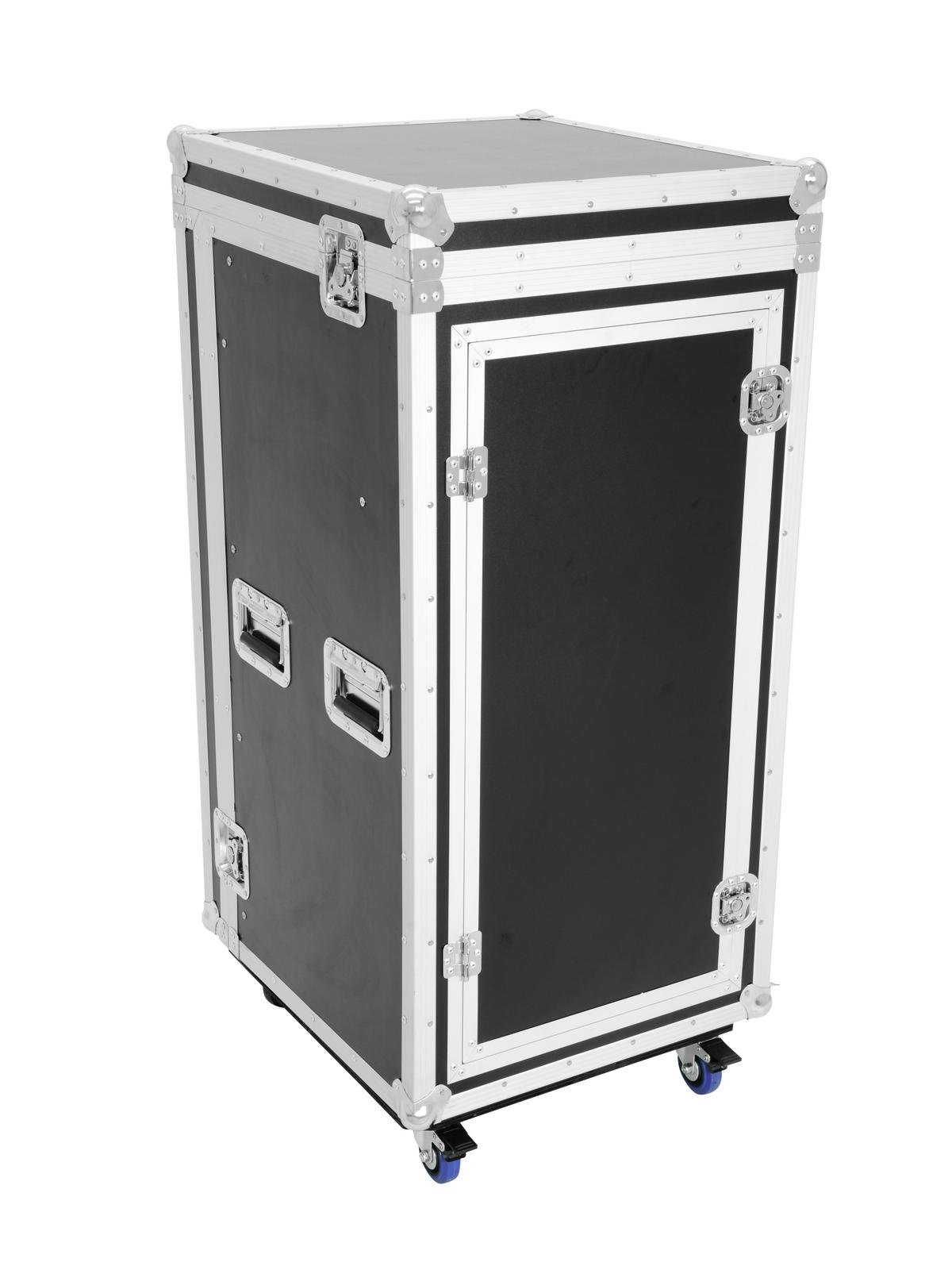 ROADINGER Spezial-Kombi-Case Profi, 20HE mit Rollen | Flightcase mit Rollen