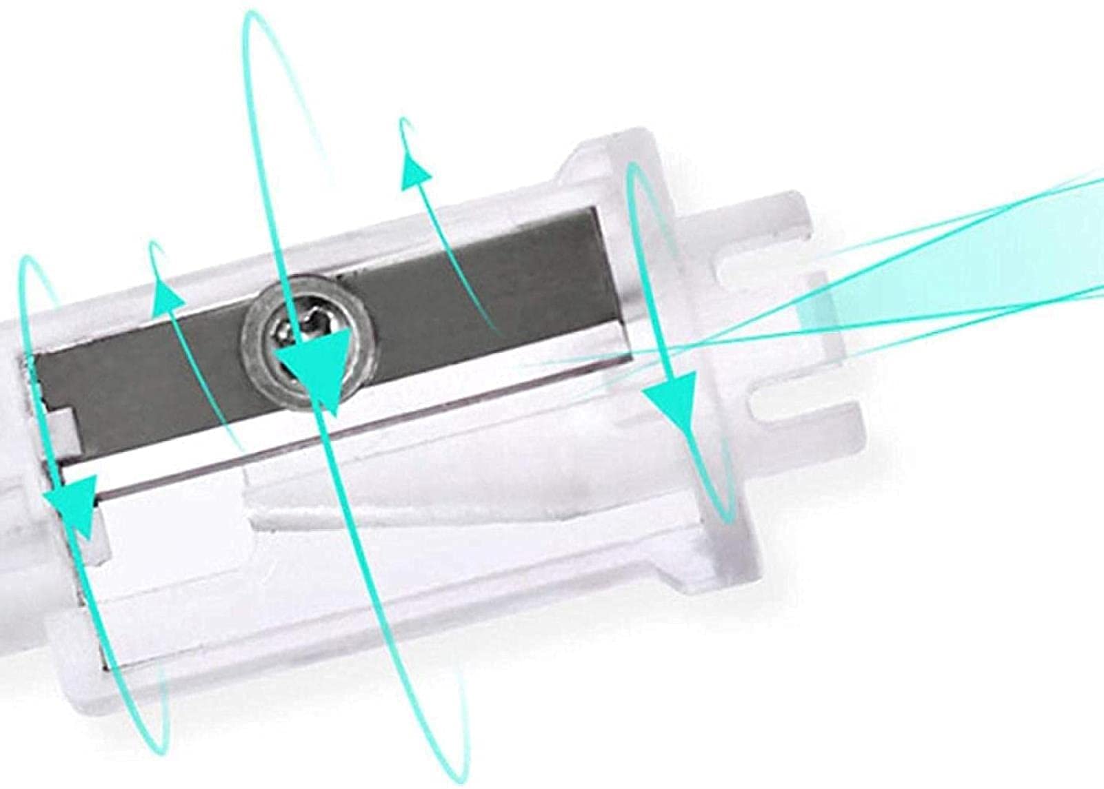 Temperamatite Elettrico, temperamatite Automatico a Batteria con Contenitore, temperamatite Elettrico Portatile, temperamatite Meccanico Domestico