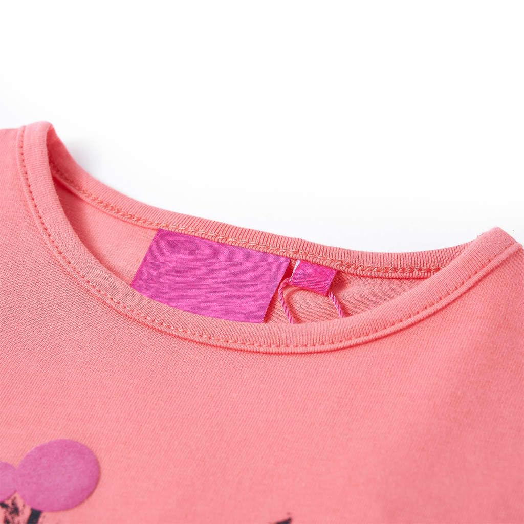 Maglietta a maniche lunghe per bambini in cotone verde chiaro con stampa di gatti, traspirante e morbida, adatta per ragazzi e ragazze, comoda per tutti i giorni, scuola, tempo libero e sport