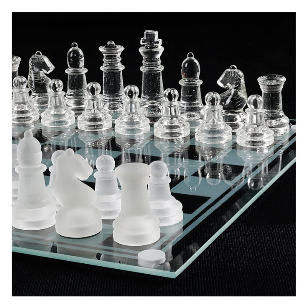 ZAW Scacchi Set di Scacchi Speciali for Giochi di Fascia Alta, Ornamenti di Cristallo di Scacchi Regalo Regalo for Studenti, Amanti degli Scacchi e Adulti Chess (Dimensione : 25CM)