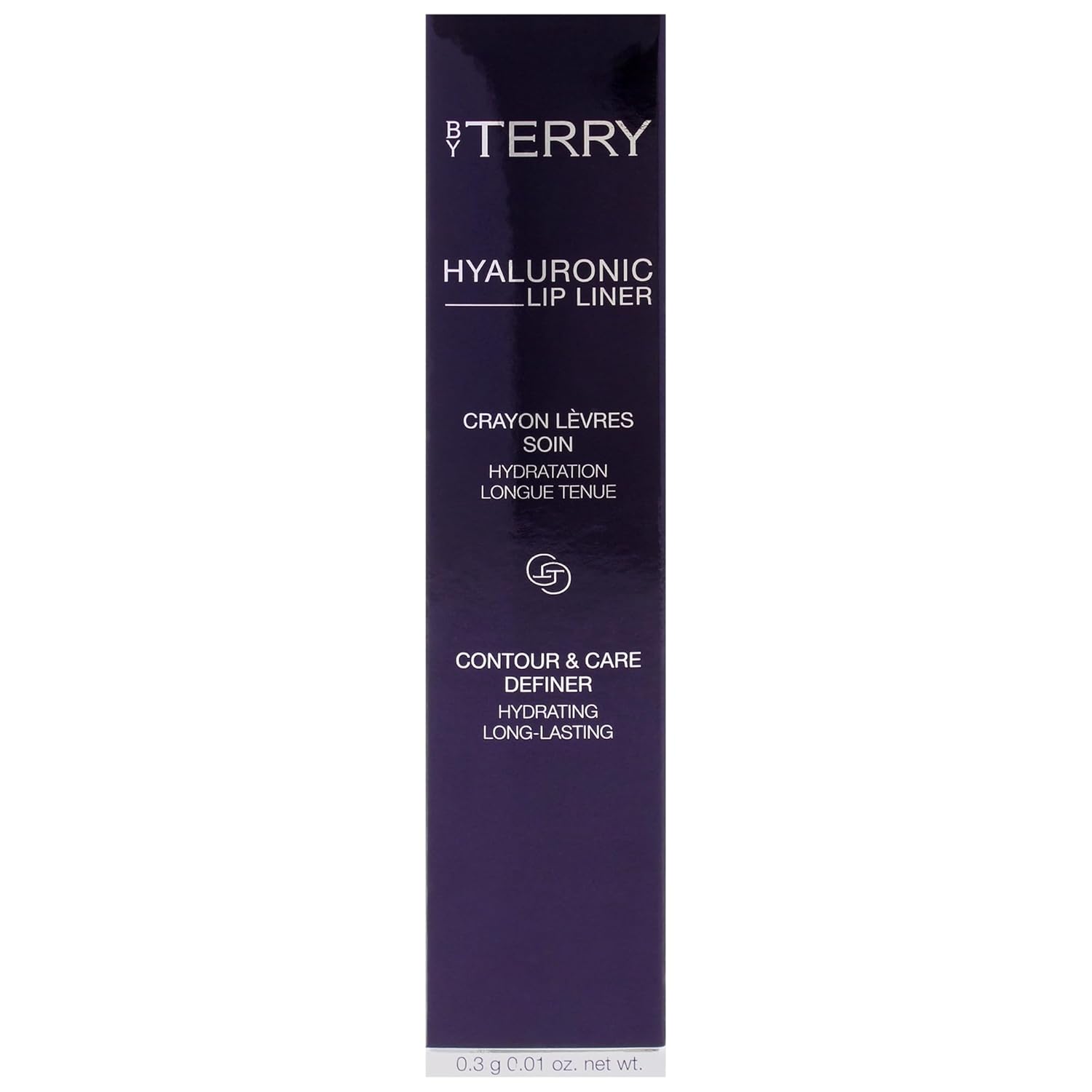 By Terry Hyaluronic Lip Liner Pencil, Defines the Lips, Creamy & Hydrating Formula, Intensely Pigmented & Long-lasting Coverage, Vegan, Nudism, 0.05oz