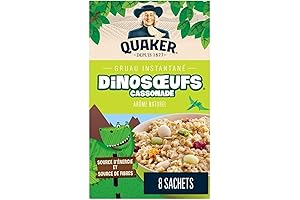 Quaker Dino Eggs Brown Sugar Instant Oatmeal - Sweetened Instant Oatmeal for...