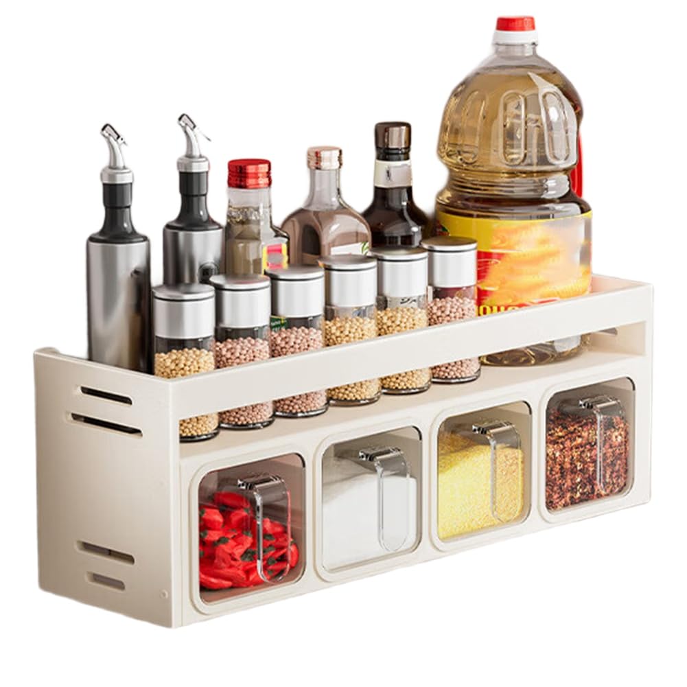 CTRLZS For Countertop Seasoning Box Spice Organizer for Countertop for Kitchen Seasoning A