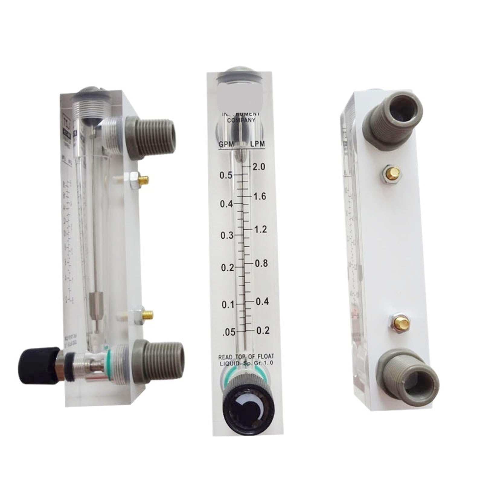 Débitmètre LZM-15M pour eau liquide et gaz avec vanne de type 6